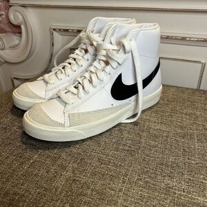 Nike White and Black High-Tops NEVER WORN BEFORE
